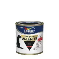 LAQUE GLYCERO BRILLANT 0,5 L NOIR VALENITE DULUX VALENTINE Expédition Rapide
