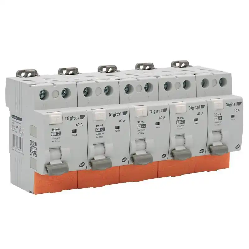 5 Interrupteurs Différentiels Bipolaires 40A Type A 30mA Offre Spéciale