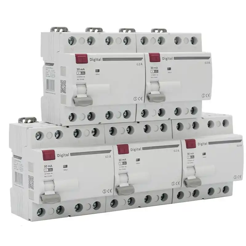 5 Interrupteurs Différentiels Tétrapolaire 63A Type F/HPI 30mA Digital Electric Produit De Marque
