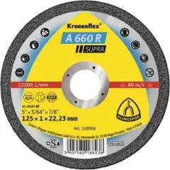 Usine Directe Disque à tronçonner A 660 R Supra KLINGSPOR 328906