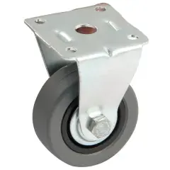 Solde Roulette fixe caoutchouc grise diamètre 50 mm AVL 518859AS