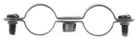 Vente Flash Collier de fixation double, Collier double pour tubes 16‑18 mm taraudé 7×150, boite de 50 pièces – Fischer