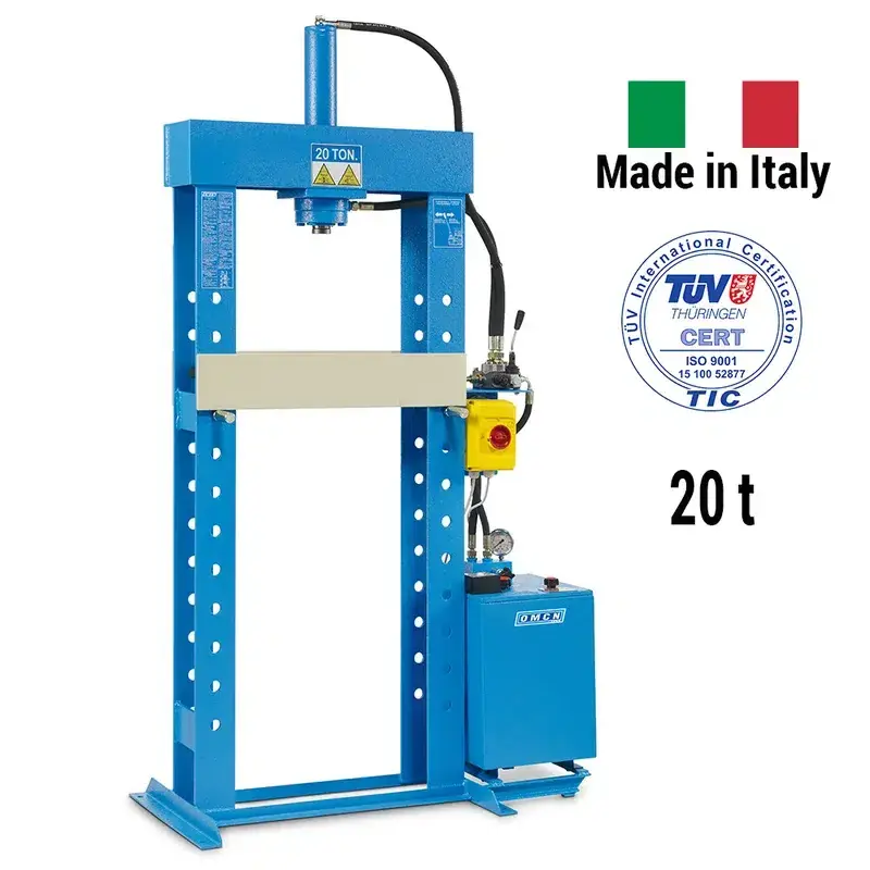 Presse d’atelier hydraulique électrohydraulique 20t OMCN 156/W Top Vente