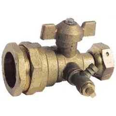 Robinet à purge droit avec écrou femelle pour tube PE D32 3/4‘‘ GARIS 70-32-20 Usine Directe