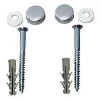 Jeu de vis cache tête fixation cuvette bidet/sol AF4100 10724094 WIRQUIN Soldes