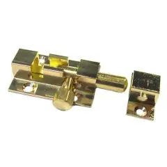 Targette pêne rond laiton poli 38 x 22 mm SHEPHERD 40101 Produit De Marque