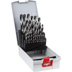 25 forets hélicoïdaux HSS PointTeQ D 1 – 13 mm BOSCH 2608577352 Petit Prix