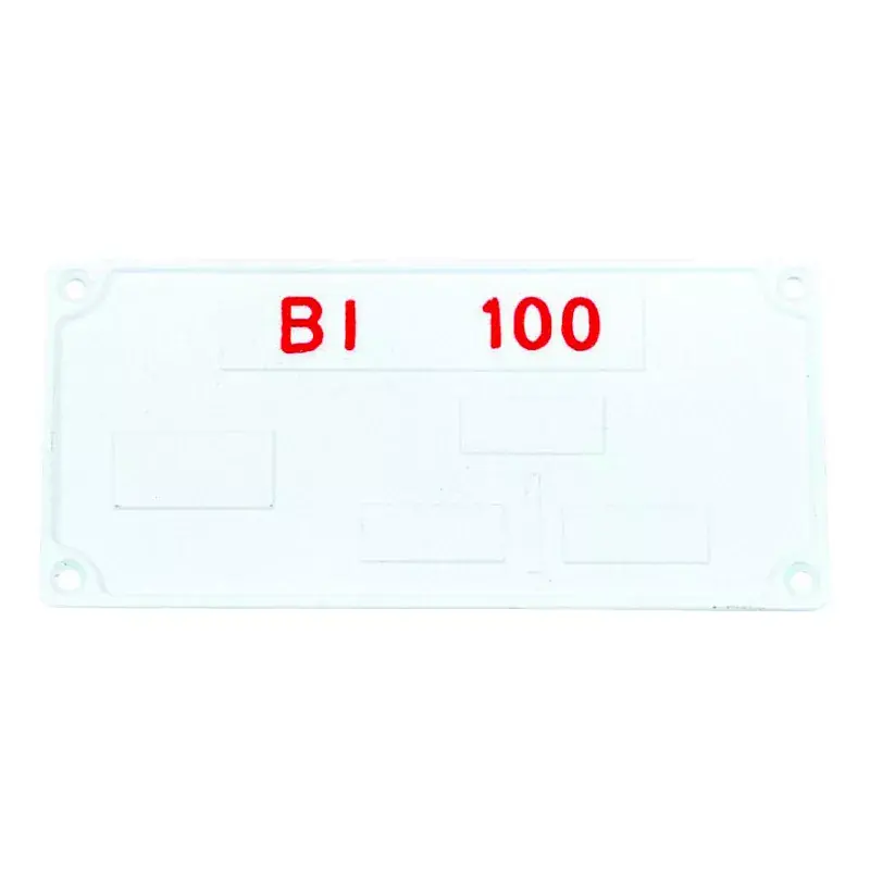 Plaque pour borne incendie « BI » Prix Cassé