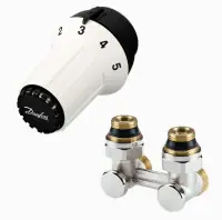 DANFOSS – Kit robinet thermostatique PANDA angle RAS-C Vente Directe