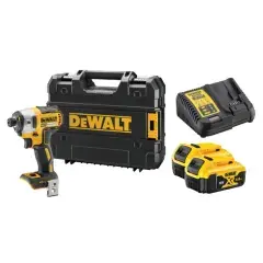 Visseuse à chocs sans-fil XR Brushless Dewalt DCF887NT 18 V + 2 batteries 4 Ah + chargeur + T-stak Petit Prix