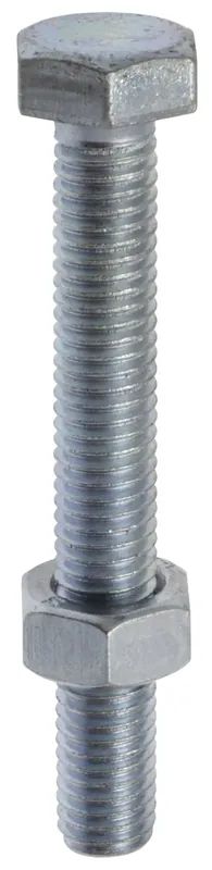 Affaire À Saisir Boulon Tête héxagonale Acier zingué 8×60 Blister de 4