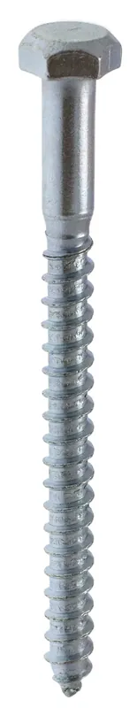 Solde Tirefond Tête héxagonale Acier zingué 6x60 Blister de 50