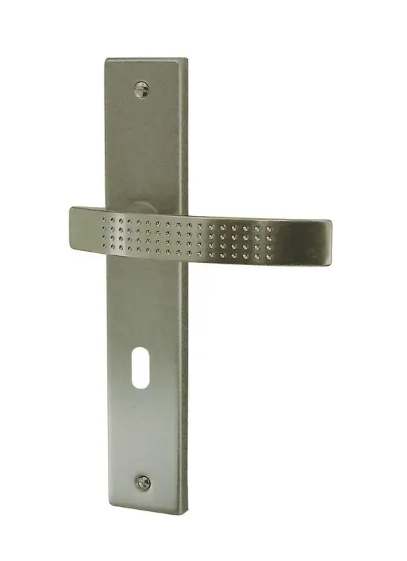 ENSEMBLE DE POIGNEES DE PORTE MONZA ZAMAK NICKEL SATINE 195 PENE DORMANT Marque