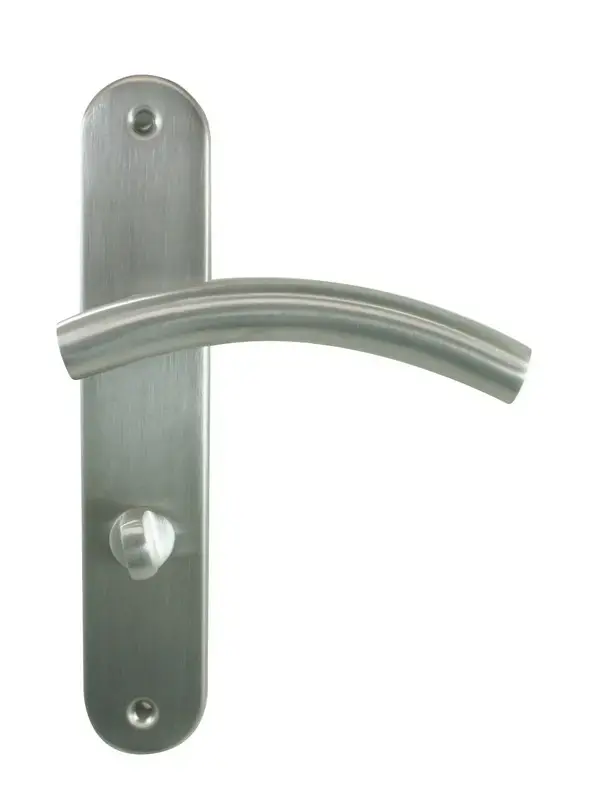 ENSEMBLE DE POIGNEES DE PORTE TUBA INOX MAT CONDAMNATION 195 Haute Qualité