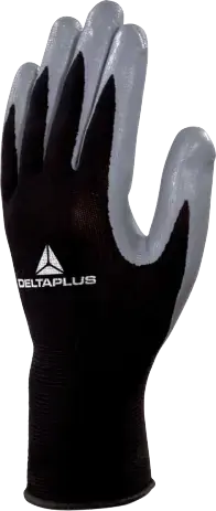 Commande En Gros Gants DPVE712GR – Milieu Huileux – PE Nitrile – Noir/Gris – T.9