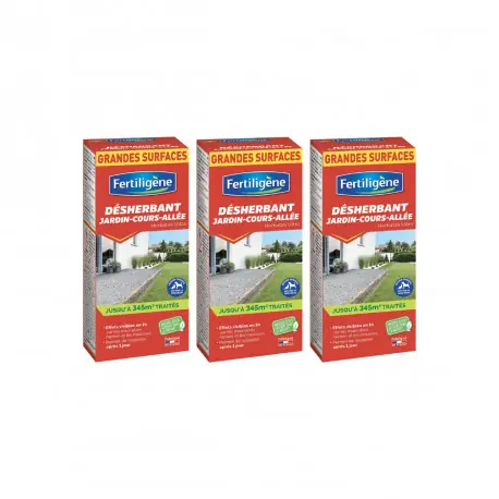 Prix Réduit Lot de 3 désherbants concentrés FERTILIGÈNE - 800ml