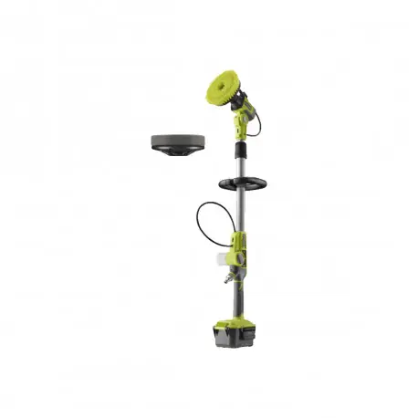 Meilleure Vente Pack RYOBI - Brosse motorisée télescopique - RWTS18-0 - 18V One+ - Sans batterie ni chargeur - Disque en mousse - RAKSCRUBF