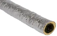 Gaine Algaine isolée 50 mm diamètre 125 mm carton de 6 m ALDES Prix Cassé