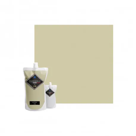 Peinture/résine époxy bi-composant brillante BARBOUILLE - Pour carrelages, faiences, stratifiés, PVC - 1kg - Beige Astral Soldes