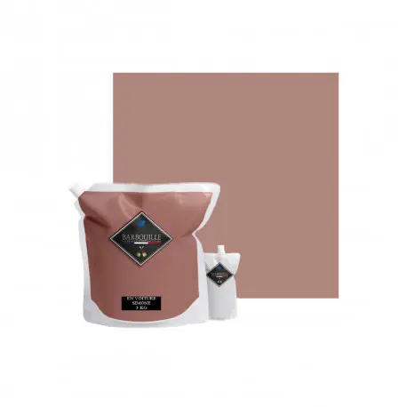 Peinture/résine époxy bi-composant brillante BARBOUILLE - Pour carrelages, faiences, stratifiés, PVC - 3kg - Rose en voiture Simone Offre Du Jour