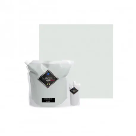 Prix Réduit Peinture/résine époxy bi-composant mat BARBOUILLE - Pour carrelages, faiences, stratifiés, PVC - 3kg - Blanc Innocent