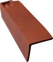 Demi-tuile de rive gauche Signy SY049 terre cuite rouge vieilli 480 x 718 mm MONIER Meilleure Vente