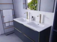 Miroir rectangulaire Plénitude côté coloris indigos 60 x 70 Meilleur Prix