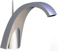 Paiement Sécurisé Mitigeur lavabo sur gorge avec vidage tirette raccords flexible collection Nouvelle vague fintion Chrome HORUS